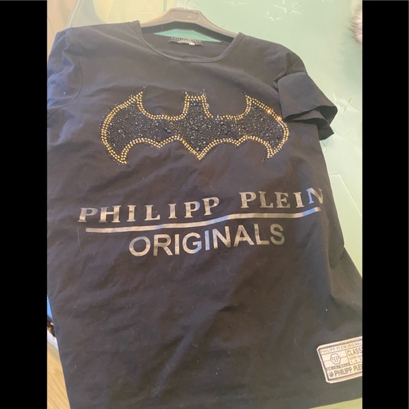 Unisex philipp plein flying bat rhinestone tshirt - Picture 6 of 15